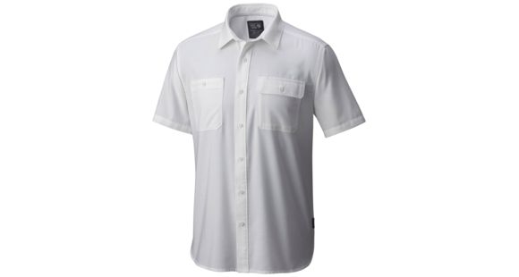 Mountain Hardwear Drummond Utility Short Sleeve - Men's-White-Medium