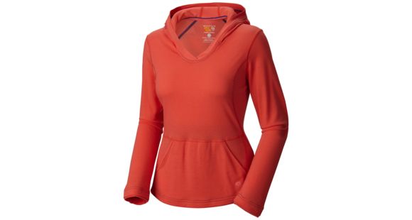 Mountain Hardwear Dry Hiker Hoody - Women's-Wild Melon-Large