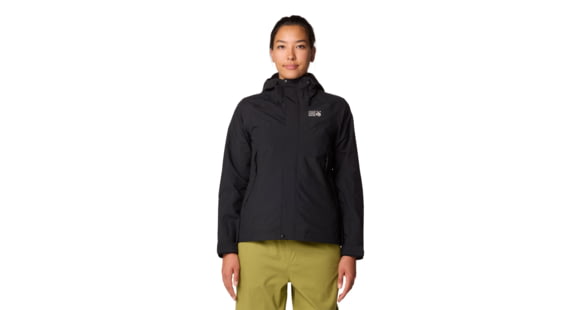 Mountain Hardwear Dry Times Hooded Jacket - Women's, Black, M, 2109741-010-M