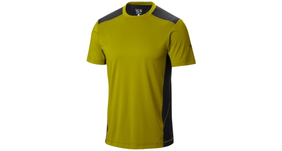 Mountain Hardwear DryHiker Justo Short Sleeve T - Men's-Python Green-Medium
