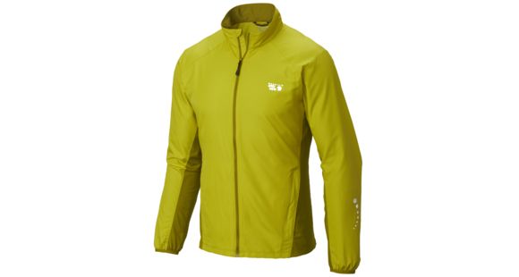 Mountain Hardwear DryRunner Jacket - Men's-Gingko/Python-Large