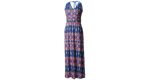 Mountain Hardwear DrySpun Perfect Printed Maxi - Women's-Bright Island Blue-X-Small