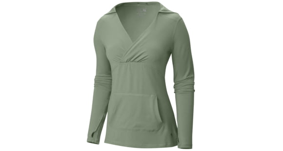 Mountain Hardwear DrySpun Pullover Hoodie - Women's -Verde-Small