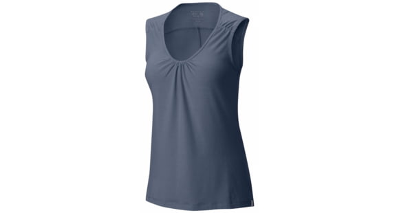 Mountain Hardwear DrySpun Sleeveless T - Women's-Zinc-Large
