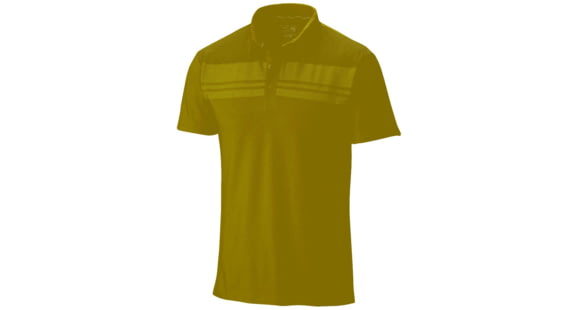 Mountain Hardwear DrySpun Stripe Short Sleeve Polo - Men's-Python Green-Small