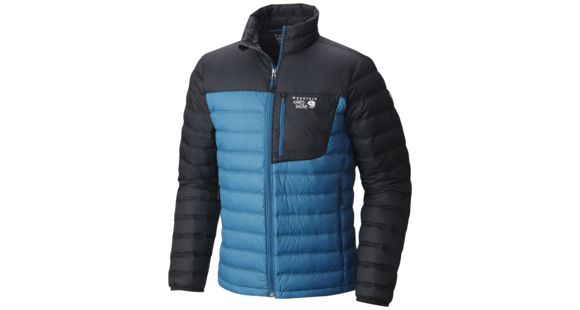 Mountain Hardwear Dynotherm Down Jacket - Men's-Phoenix Blue/Black-Medium