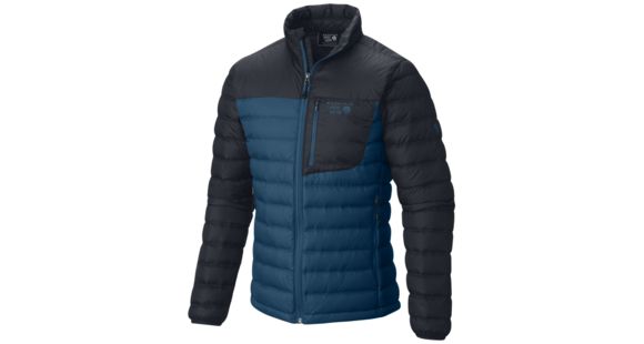 Mountain Hardwear Dynotherm Down Jacket - Men's-Phoenix Blue/Hardwear Navy-Small