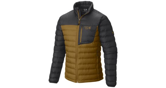 Mountain Hardwear Dynotherm Down Jacket - Men's-Underbrush/Shark-XX-Large