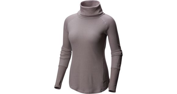Mountain Hardwear EDP Waffle Long Sleeve Turtleneck, Mystic Purple, XL, 1795401514-XL