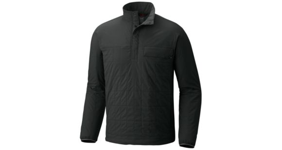Mountain Hardwear Escape Insulated Pullover - Men's, Stealth Grey, L, 1765051006-L