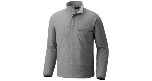 Mountain Hardwear Escape Insulated Pullover - Men's, Manta Grey, XXL, 1765051073-XXL