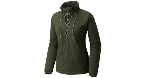 Mountain Hardwear Escape Insulated Pullover - Women's, Surplus Green, S, 1765091347-S