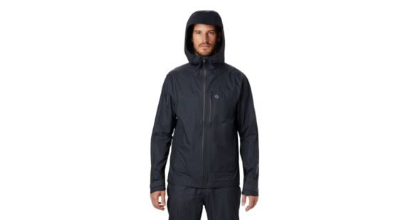 Mountain Hardwear Exposure 2 Gore-Tex Paclite Plus Jacket - Men's, Dark Storm, Extra Large, OM8429004-XL