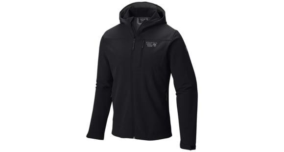 Mountain Hardwear Fairing Hooded Jacket - Men's-Black-Small