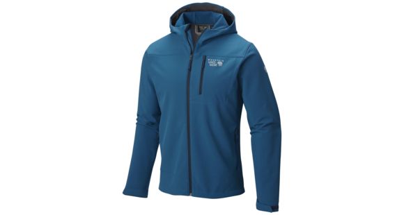 Mountain Hardwear Fairing Hooded Jacket - Men's-Phoenix Blue-XX-Large