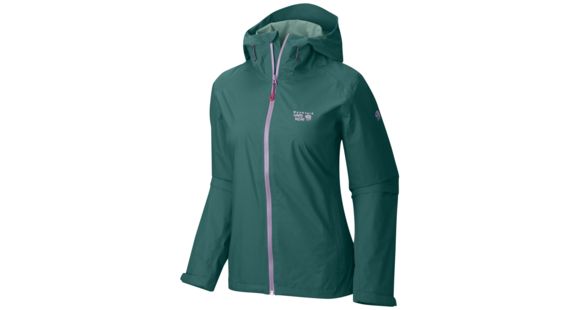 Mountain Hardwear Finder Jacket - Women's -Teal Green/Northern Lights-X-Large