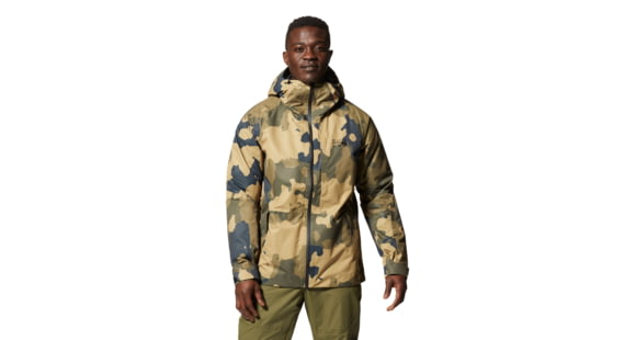 Mountain Hardwear Firefall/2 Jacket - Men's, Sandstorm, Pine, 2XL, 1942881255-SXXL