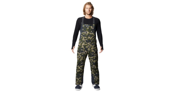 Mountain Hardwear FireFall Bib - Men's, Dark Army Camo, Medium, Regular, OM0928308-M-R