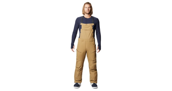 Mountain Hardwear FireFall Bib - Men's, Sandstorm, Large, Regular Inseam, OM0928254-L