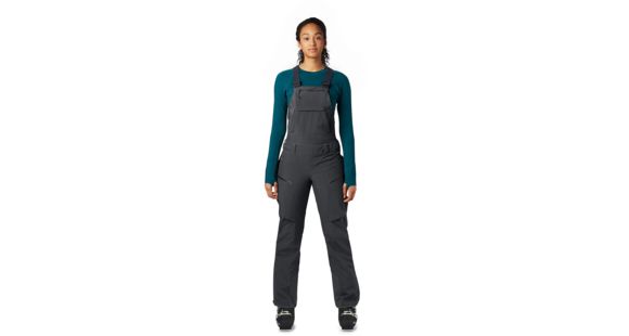 Mountain Hardwear FireFall Bib - Women's, Dark Storm, Medium, Regular Inseam, OL7825004-M-R