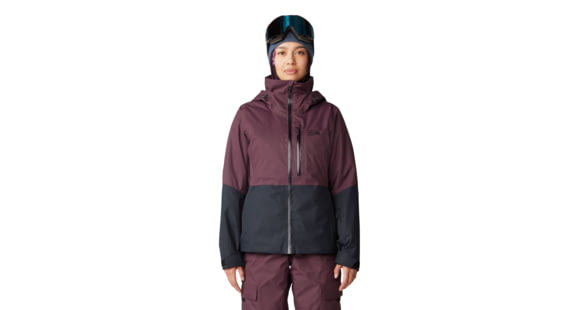 Mountain Hardwear Firefall Insulated Jacket - Women's, Blackberry/Black, Large, 2077281513-L