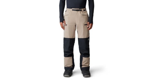 Mountain Hardwear First Tracks Pant - Men's, Dunes/Black, Large/Long, 2077571262-L-L