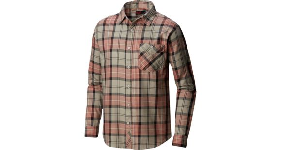 Mountain Hardwear Franklin Long Sleeve Shirt Everyday Flannel - Men's, Badlands, Small, 1617431103-S