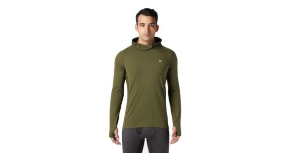 Mountain Hardwear Ghee Hoody - Men's, Dark Army, Large, 1851031304-L