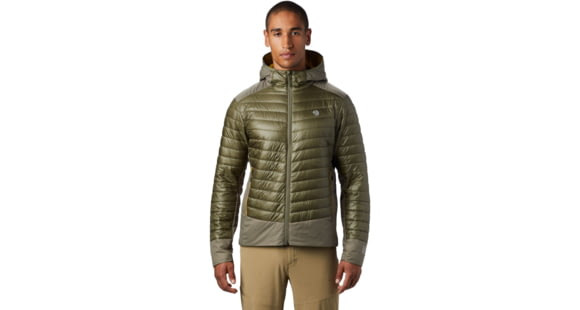 Mountain Hardwear Ghost Shadow Hoody - Men's, Light Army, Large, 1879821333-L