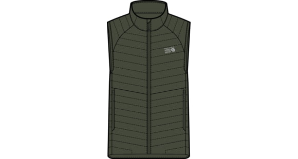 Mountain Hardwear Ghost Whisperer2 Vest - Men's, Surplus Green, Medium, 1898921347-M