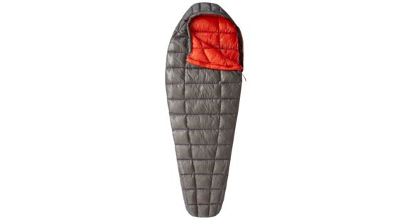 Mountain Hardwear Ghost Whisperer 40F/4C Sleeping Bag, Manta Grey, Long, 1792162073-LNG-LH