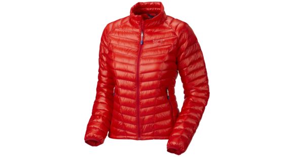 Mountain Hardwear Ghost Whisperer Down Jacket Clearance - Women's -Red Hibiscus-Large