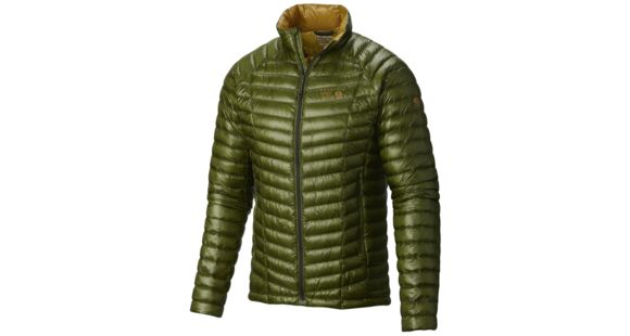 Mountain Hardwear Ghost Whisperer Down Jacket - Men's-Amphibian/Inca Gold-Medium