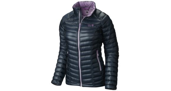 Mountain Hardwear Ghost Whisperer Down Jacket - Women's -Zinc/Phantom Purple-Extra Small