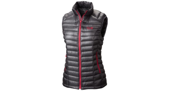 Mountain Hardwear Ghost Whisperer Down Vest - Women's-Graphite/Bright Rose-Small