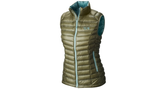 Mountain Hardwear Ghost Whisperer Down Vest - Women's-Stone Green-Small