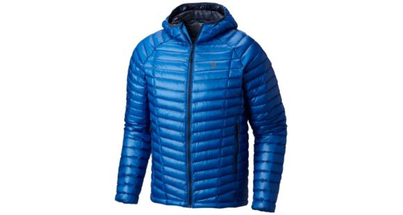 Mountain Hardwear Ghost Whisperer Hooded Down Jacket - Men's, Altitude Blue, XXL, 1560921438-XXL