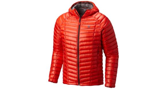 Mountain Hardwear Ghost Whisperer Hooded Down Jacket - Men's, State Orange, XXL, 1560921841-XXL