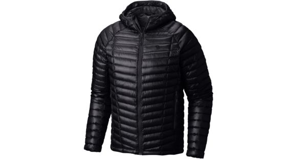 Mountain Hardwear Ghost Whisperer Hooded Down Jacket - Men's-Black-X-Large, 415495