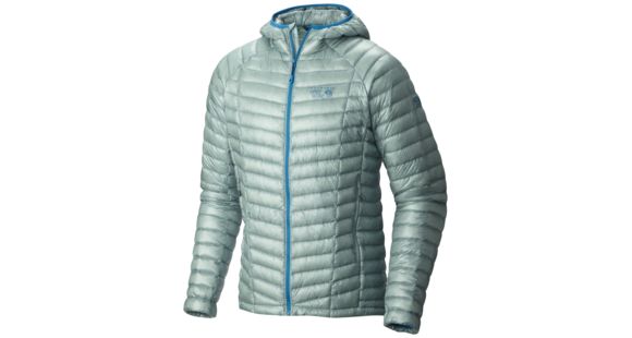 Mountain Hardwear Ghost Whisperer Hooded Down Jacket - Men's-Ice Shadow-Large