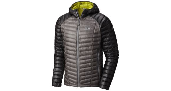 Mountain Hardwear Ghost Whisperer Hooded Down Jacket - Men's-Manta Grey-Small
