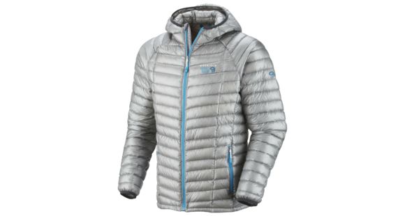 Mountain Hardwear Ghost Whisperer Hooded Down Jacket - Men's-Steam-X-Large