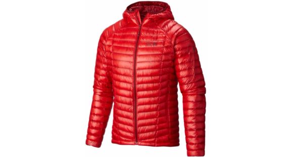 Mountain Hardwear Ghost Whisperer Hooded Down Jacket - Men's-Cherrybomb-Large