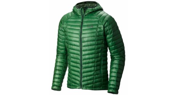Mountain Hardwear Ghost Whisperer Hooded Down Jacket - Men's-Serpent Green-Large