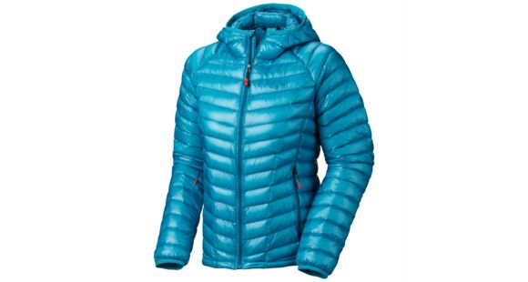Mountain Hardwear Ghost Whisperer Hooded Down Jacket - Women's-Geyser-Large