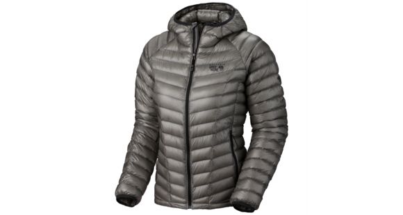 Mountain Hardwear Ghost Whisperer Hooded Down Jacket - Women's-Steam-X-Small