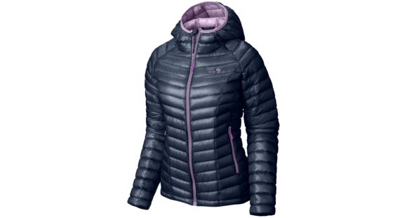 Mountain Hardwear Ghost Whisperer Hooded Jacket - Women's-Zinc/Phantom Purple-Small