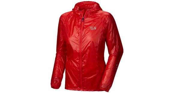Mountain Hardwear Ghost Whisperer Hooded Jacket - Women's-Red Hibiscus-Small
