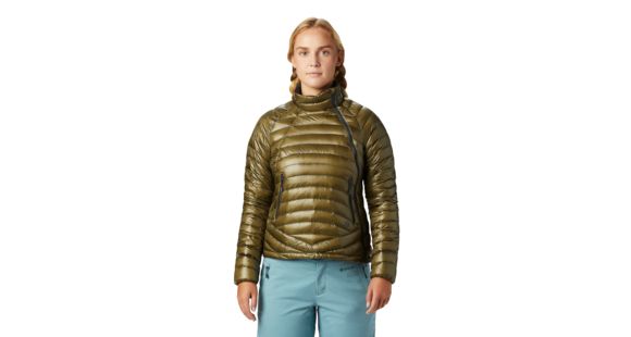 Mountain Hardwear Ghost Whisperer S Jacket - Women's, Combat Green, Large, OL7765353-L