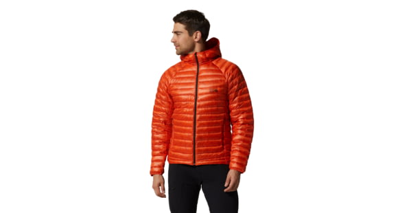 Mountain Hardwear Ghost Whisperer UL Hood Jacket - Men's, State Orange, 3XxR, 2092051-842-L